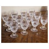 Waterford Crystal Colleen Pattern Five Inch Wine Glasses (12 Count)