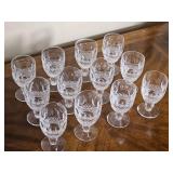 Waterford Crystal Colleen Pattern Five Inch Wine Glasses (12 Count)