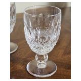Waterford Crystal Colleen Pattern Five Inch Wine Glasses (12 Count)