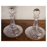 Waterford Crystal Alana Pattern Decanter with Faceted Stopped