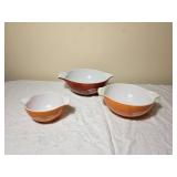 Pyrex Autumn Harvest Mixing Bowls