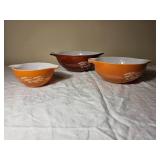 Pyrex Autumn Harvest Mixing Bowls