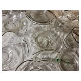 Variety of Teardrop Pattern Duncan Miller Serving Pieces & Glasses