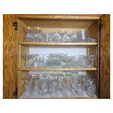 Variety of Teardrop Pattern Duncan Miller Serving Pieces & Glasses
