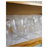 Variety of Teardrop Pattern Duncan Miller Serving Pieces & Glasses
