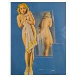 Gil Elvgren - Double Exposure - Vintage Print