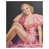 Pearl Frush - Pink Lady - Vintage Print