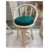 Vintage Coastal Rattan High Top Set