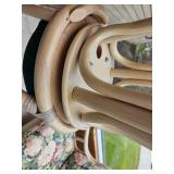 Vintage Coastal Rattan High Top Set