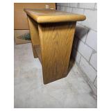 Retro Oak Standing Bar