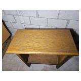 Retro Oak Standing Bar