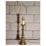 Vintage Brass Candlestick Table lamp