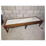 Retro Hollywood Regency Italian Marble Cocktail Table from Weimen Tables