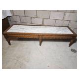 Retro Hollywood Regency Italian Marble Cocktail Table from Weimen Tables