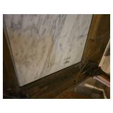 Retro Hollywood Regency Italian Marble Cocktail Table from Weimen Tables
