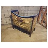 Antique American Empire Settee Bench Frame