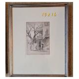 Signed Etching ~ Ravenel Doorway, Charleston by Elizabeth O