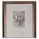 Signed Etching ~ Ravenel Doorway, Charleston by Elizabeth O