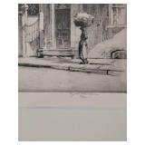 Signed Etching ~ Ravenel Doorway, Charleston by Elizabeth O
