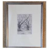 Signed Etching ~ Low Country by Elizabeth O