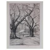 Signed Etching ~ Low Country by Elizabeth O