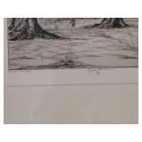 Signed Etching ~ Low Country by Elizabeth O