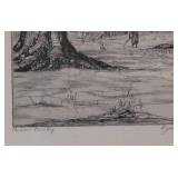 Signed Etching ~ Low Country by Elizabeth O