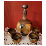MCM Mod Decanter and Cordial Set