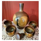 MCM Mod Decanter and Cordial Set
