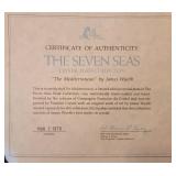 Franklin Crystal The Seven Seas Plate Collection by James Wyreth