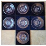 Franklin Crystal The Seven Seas Plate Collection by James Wyreth