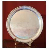 Kirk Sterling Silver Trophy Charger ~ 1201g