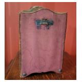 Miniature Tin Litho French Vernis Martin Display Case ~ Louis XV Style