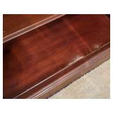 Gorgeous Mahogany Breakfront Display Cabinet