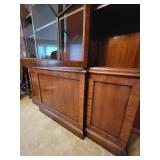 Gorgeous Mahogany Breakfront Display Cabinet