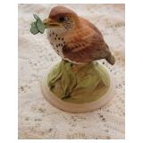 Bisque Boehm Bird Figurine ~ Baby Wood Thrush 444