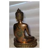 Copper Statue of the Seated Shakyamuni Buddha