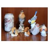 Porcelain Bird Figurine Collection