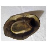 Antique A Pohl Signed Brass Diver Ashtray