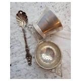 Sterling Silver Tea Strainers ~ 106g