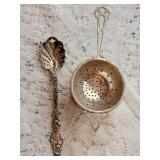 Sterling Silver Tea Strainers ~ 106g
