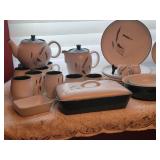 Denby Greenwheat Pattern Dinnerware Service