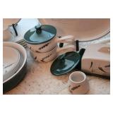Denby Greenwheat Pattern Dinnerware Service