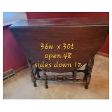 Vintage Mahogany Gateleg Table