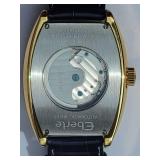 Vintage Eberle Men’s Double Dial Wristwatch with Display Cased Movement