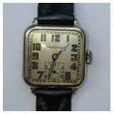 Antique Hamilton Men’s Square Face Art Deco Wristwatch