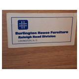 Burlington House Furniture Vintage Hardwood Vanity Dresser