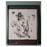 *SIGNED* Richard Powers Untitled Modern Fine Art Print 173/260