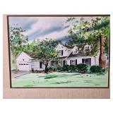 *SIGNED* Original Minneapolis Home Watercolor by Stacke 1983