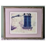 *SIGNED* Scala Green Shutters Italian Alps Photography Print